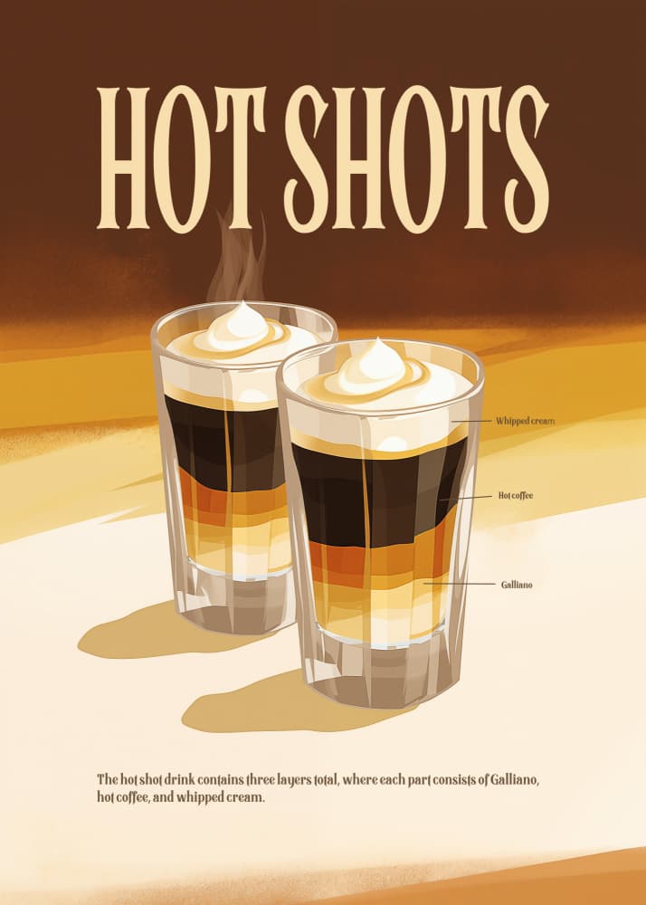 Layered Hot Shots by Andreas Magnusson — canvas wall art