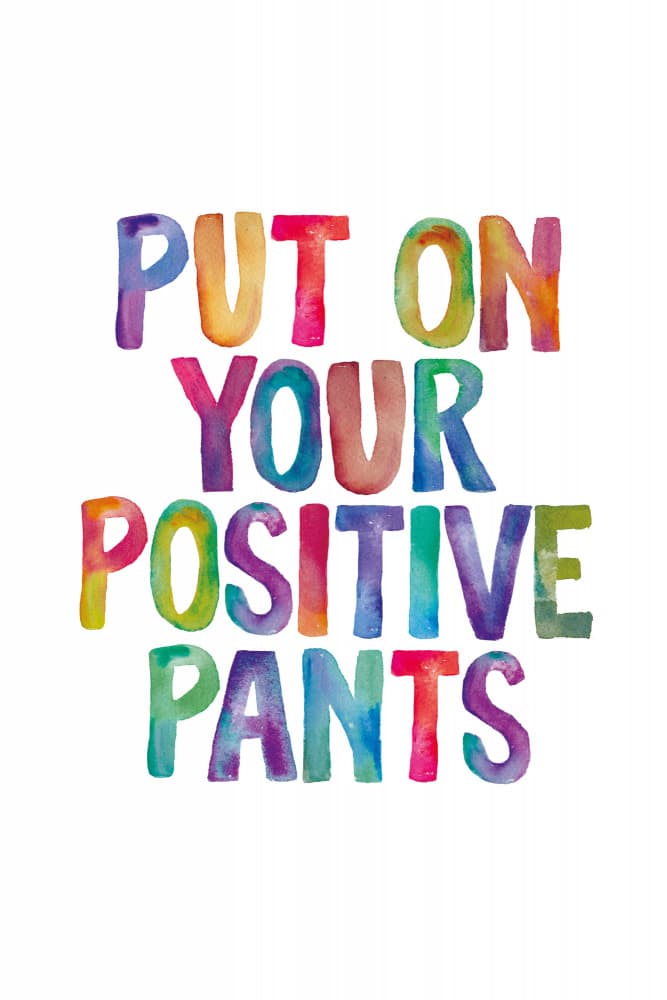 Colorful Positive Pants by Brett Wilson — canvas wall art