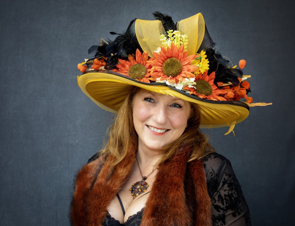 Elegant Autumn Hat by Daniel Springgay — canvas wall art