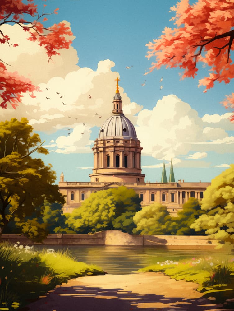 Oxford Travel Art by Taudalpoi — canvas wall art