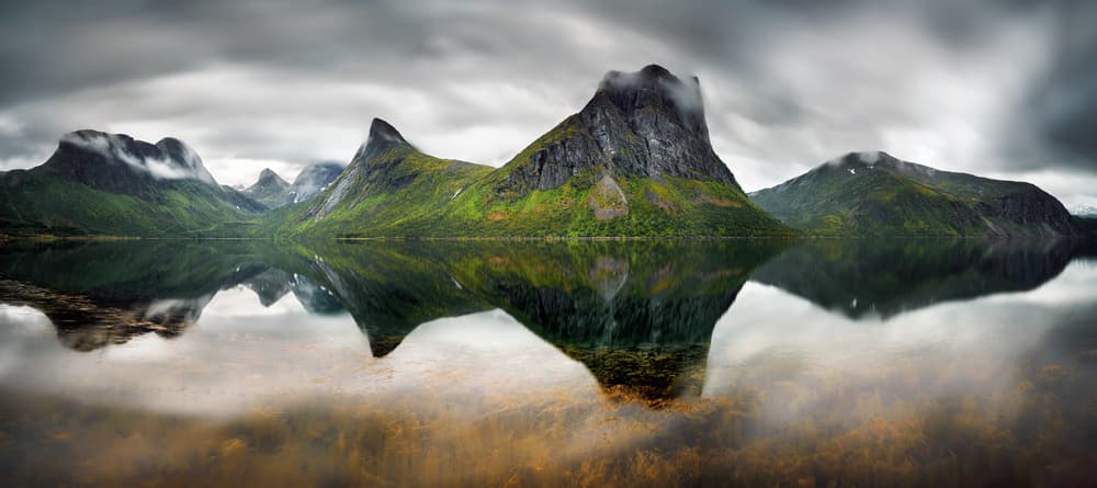 Dramatic Mountain Lake by Wojciech Kruczynski — canvas wall art