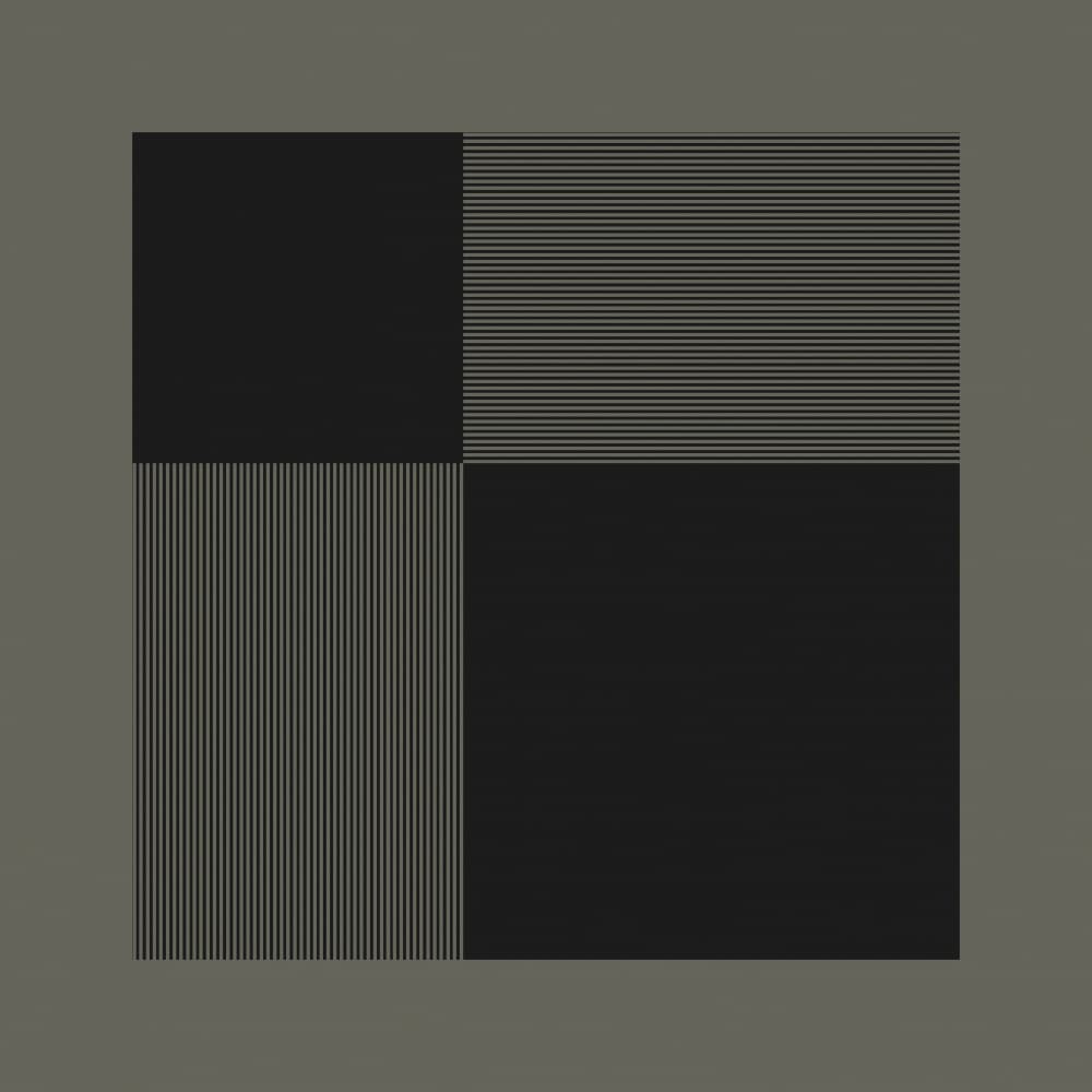 Monochrome Line Grid by Carlos Perez Del Moro — canvas wall art