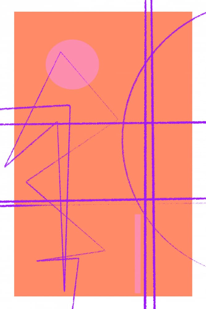 Geometric Harmony by Treechild — canvas wall art
