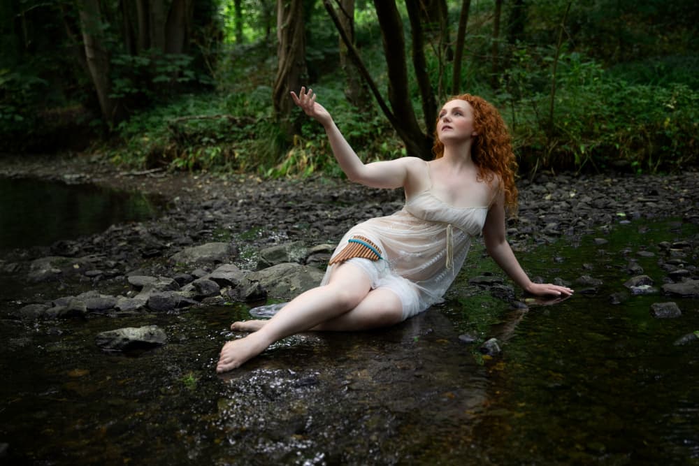 Dreamy Forest Woman by Jan Slotboom — canvas wall art
