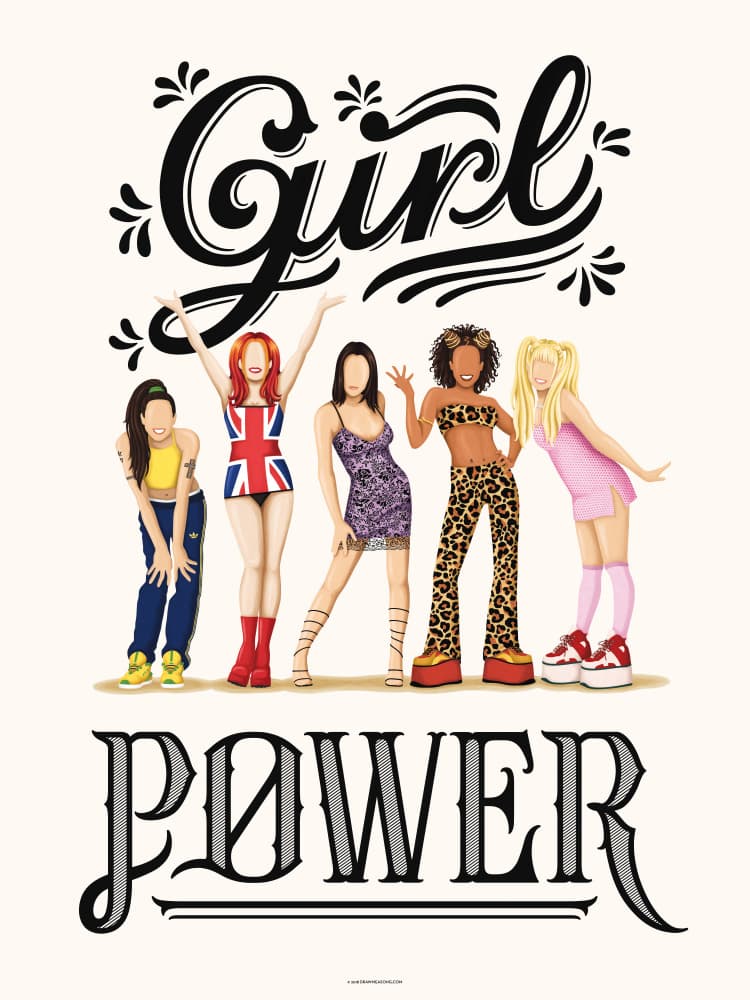 Empowered Female Group by Nour Tohme — canvas wall art