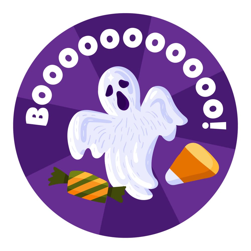Halloween Ghost Treats by Marika Barsrsind — canvas wall art