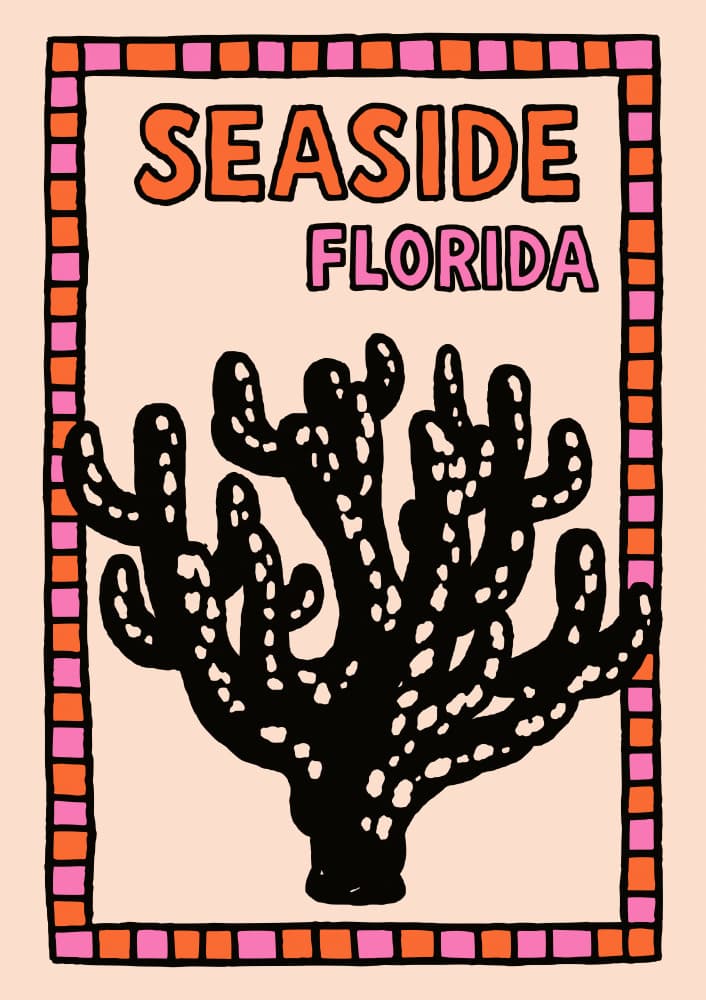 Seaside Florida Coral by Patryk Krygowski — canvas wall art
