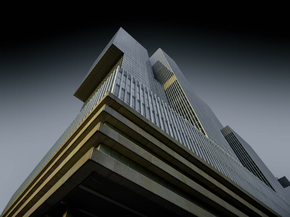 Modern Urban Architecture by Fred Louwen — canvas wall art