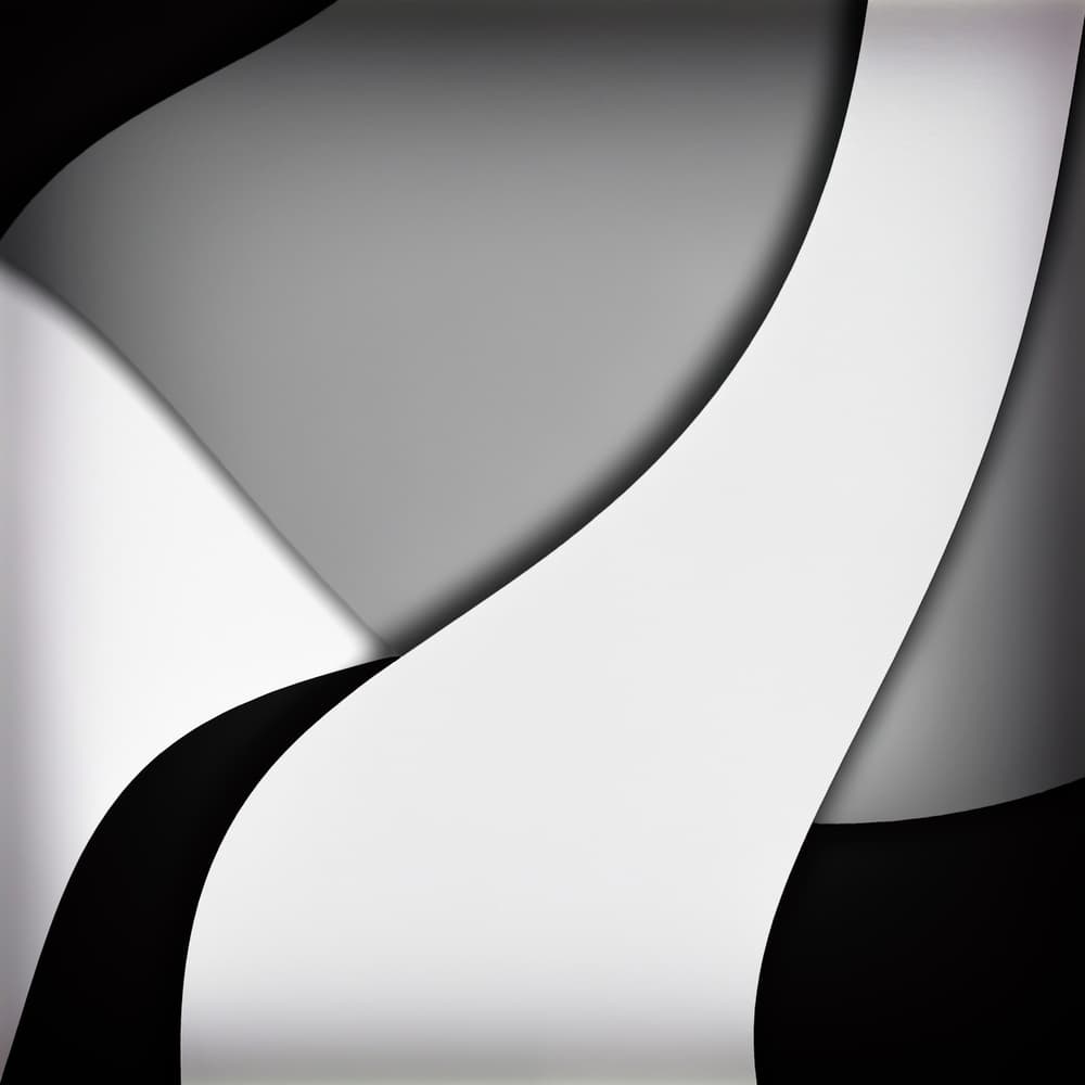 Curved Monochrome Layers by Luc Vangindertael (laGrange) — canvas wall art