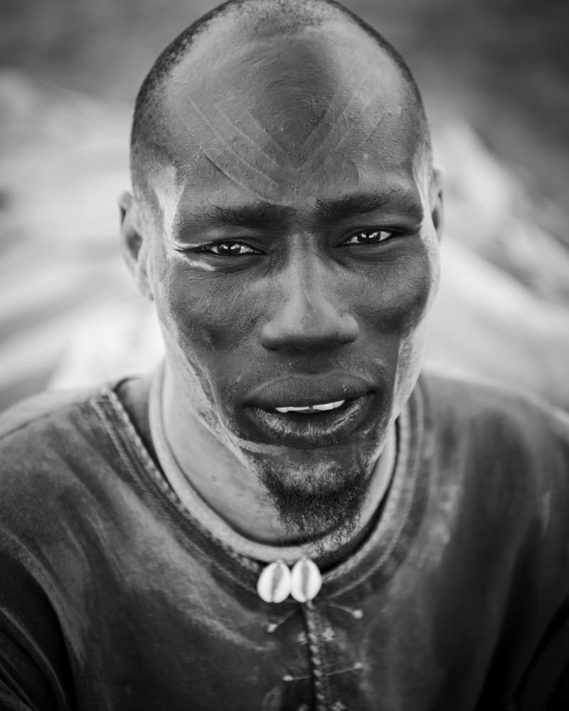 Intense Tribal Portrait by Max Vere-Hodge — canvas wall art