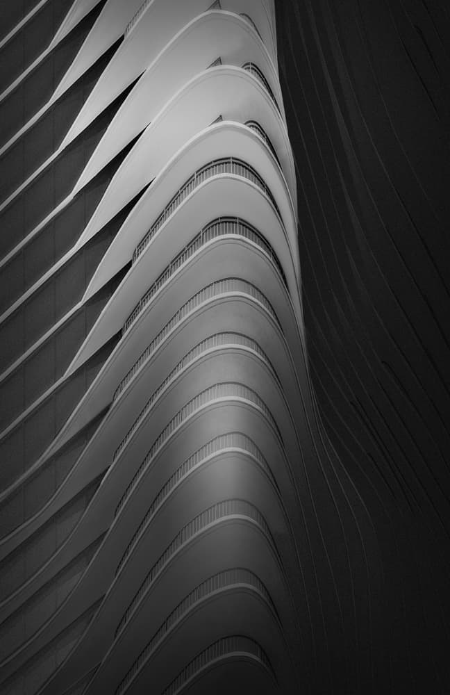 Flowing Architectural Curves by Shelley Quarless — canvas wall art