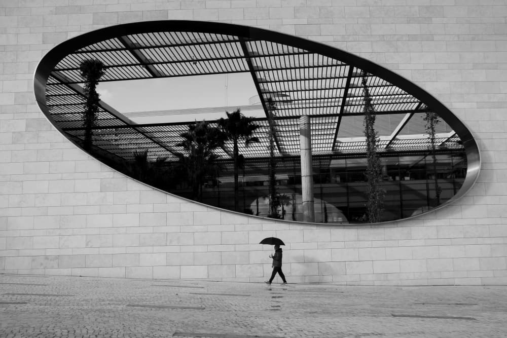 Modern Reflection Walk by Ezequiel59 — canvas wall art