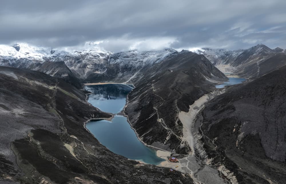 Snowy Glacial Lake Valley by Dianne Mao — canvas wall art