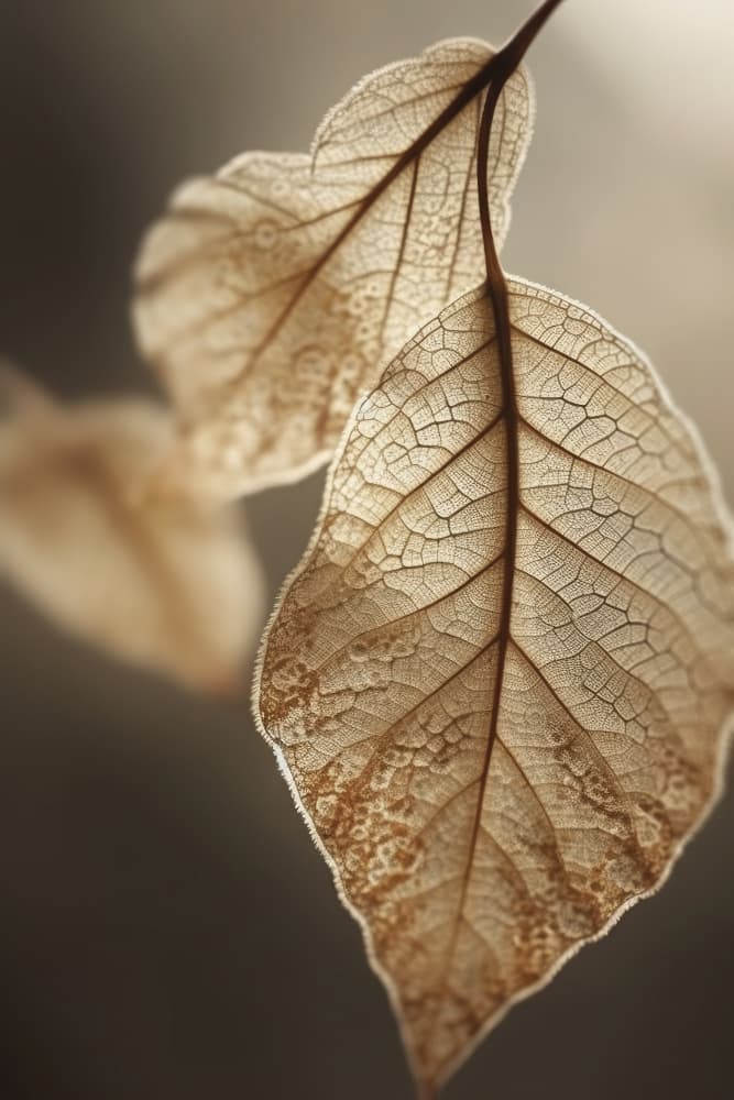 Ethereal Leaves by Treechild — canvas wall art
