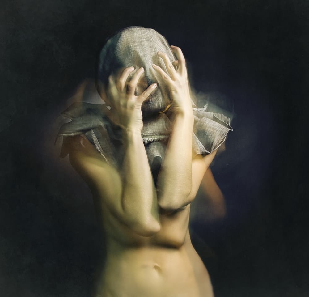 Distressed Hidden Figure by Angelina Goncharova — canvas wall art