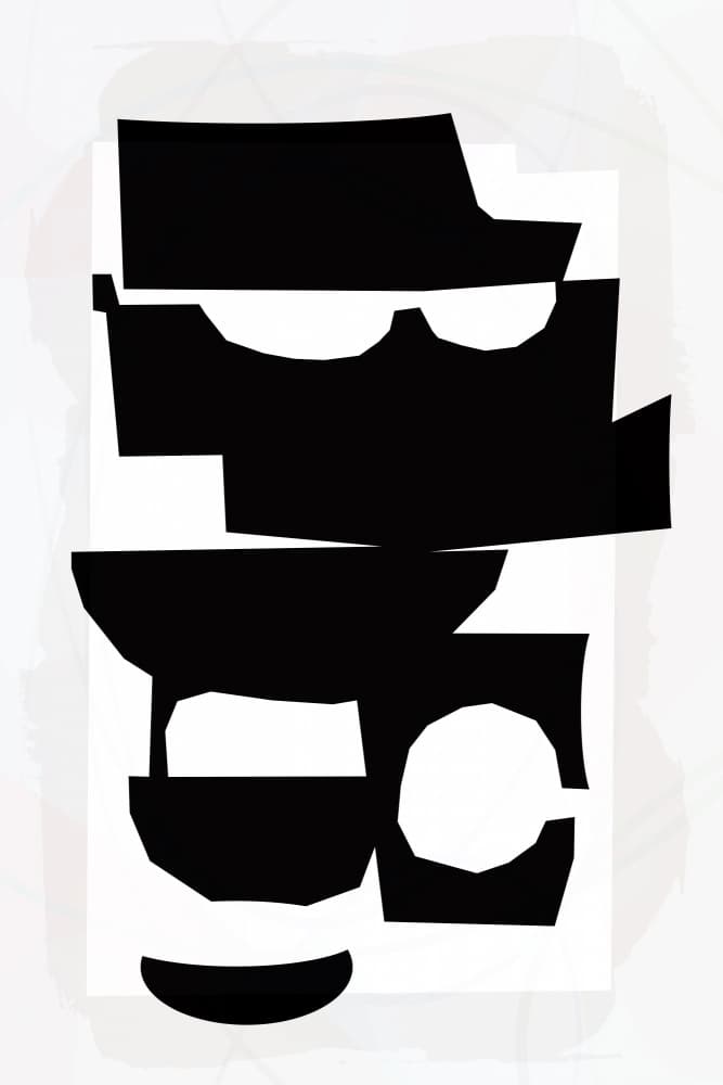 Bold Graphic Forms by cartissi — canvas wall art