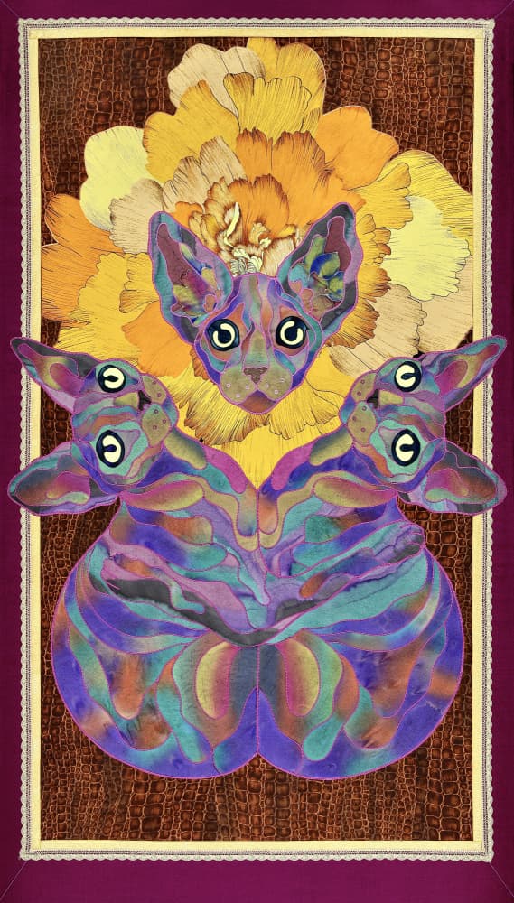 Colorful Sphynx Bloom by Kostyantin Malginov — canvas wall art