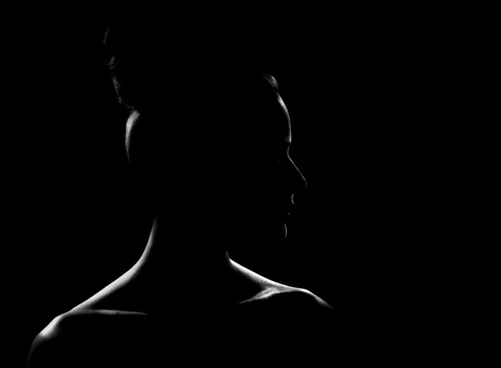 Elegant Dark Profile by Sergey Kokinskiy — canvas wall art