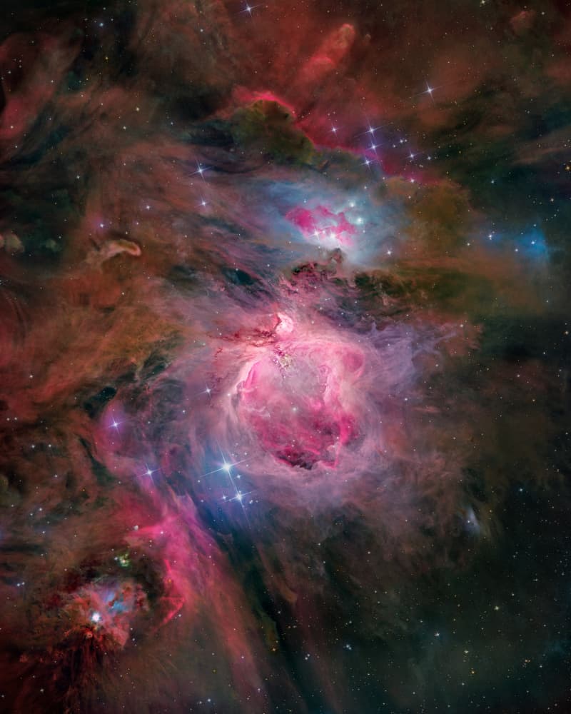 Orion Nebula Star Nursery by Vikas Chander — canvas wall art