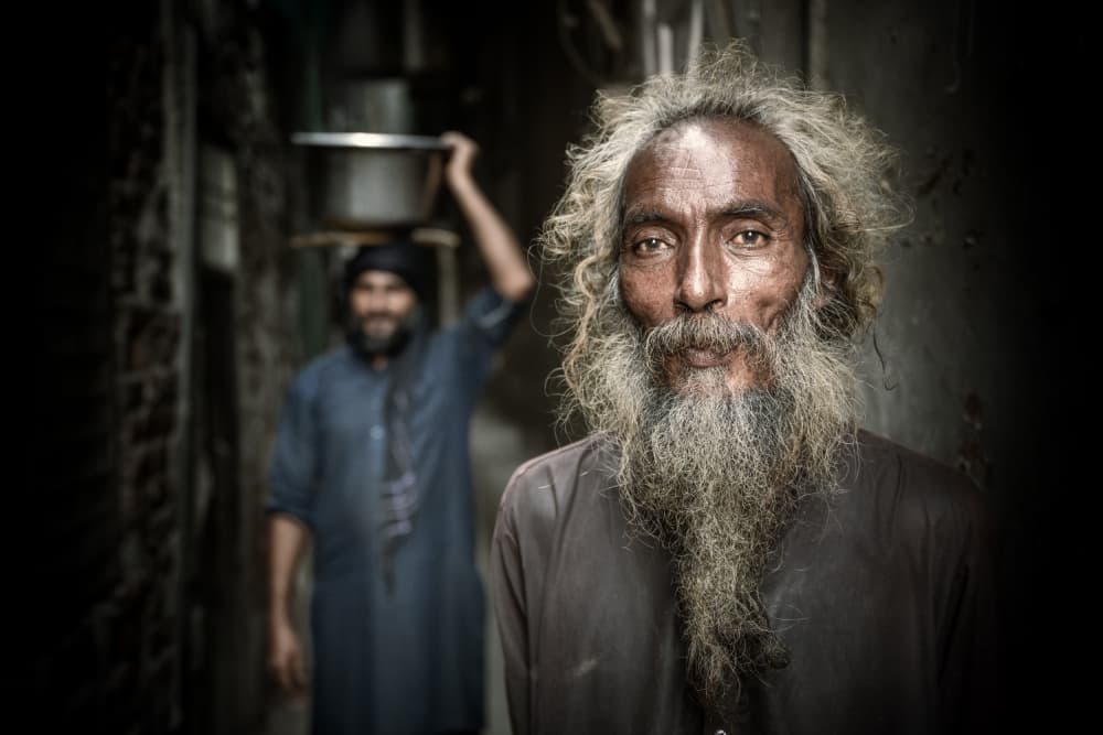 Intense Street Gaze by Trevor Cole — canvas wall art