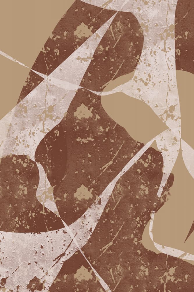 Earthy Abstract Forms by Yuli Saputra — canvas wall art