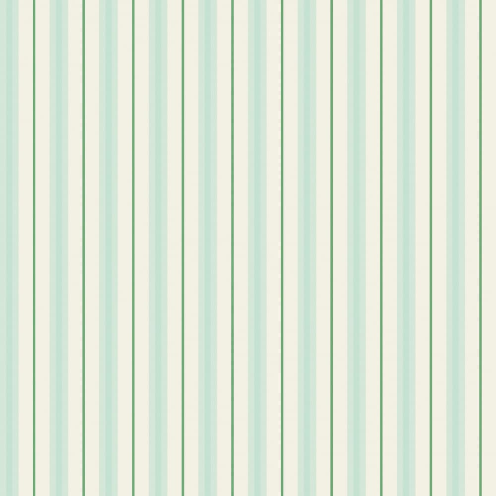 Soft Green Striped Pattern by Annick — canvas wall art