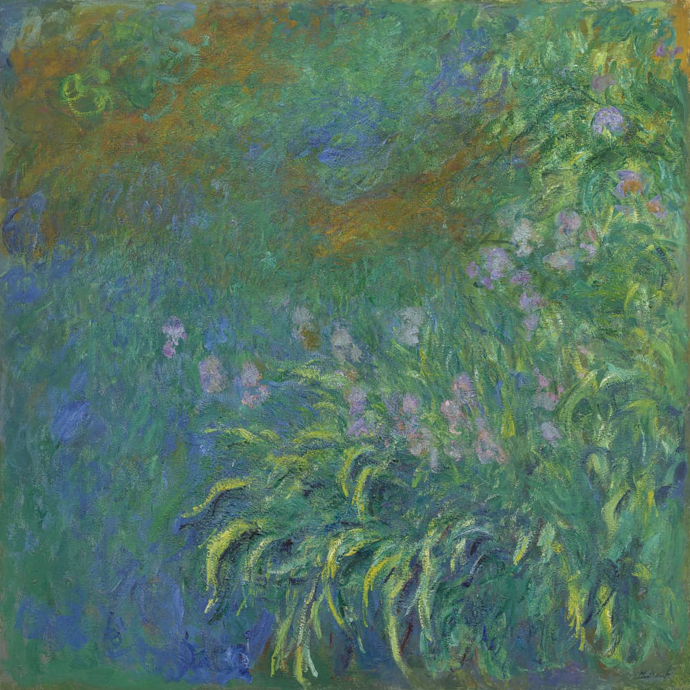 Irises By Claude Monet by Claude Monet — canvas wall art