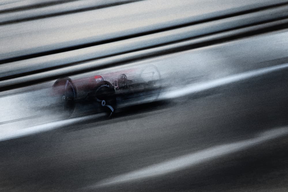 Velocity Race Car Blur by Bruno Flour — canvas wall art
