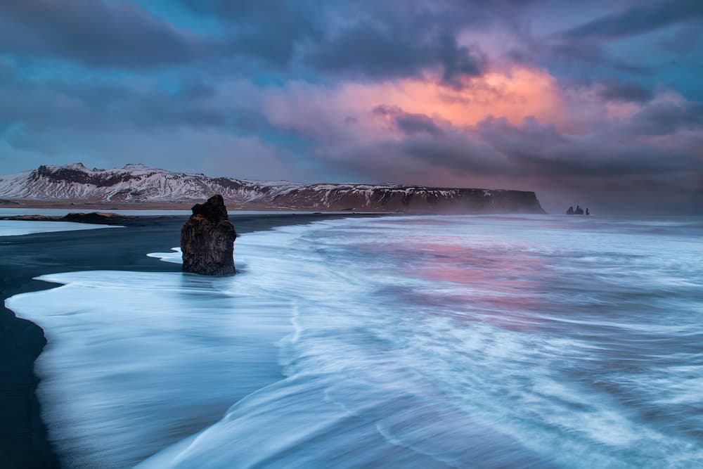 Dramatic Icelandic Seascape by Luigi Ruoppolo — canvas wall art