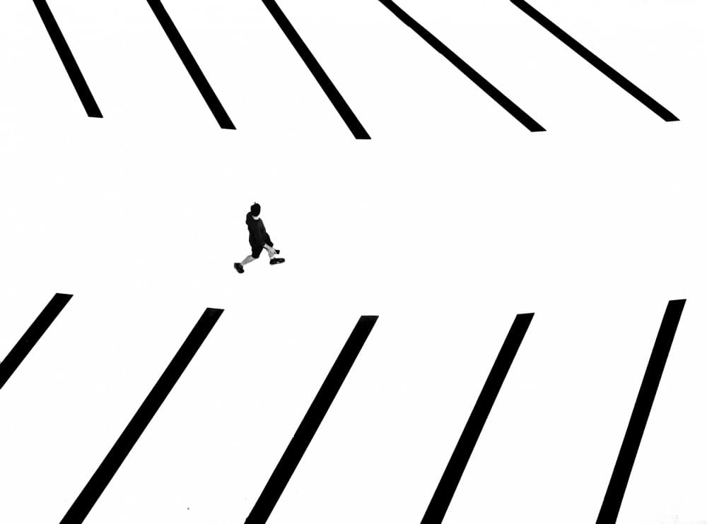Solitary Figure by Adolfo Urrutia — canvas wall art