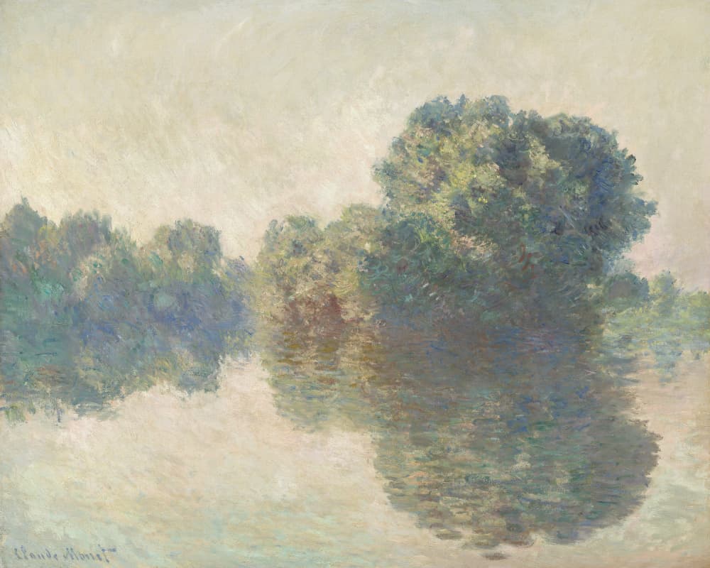 Claude Monet's the Seine At Giverny (1897) by Claude Monet — canvas wall art