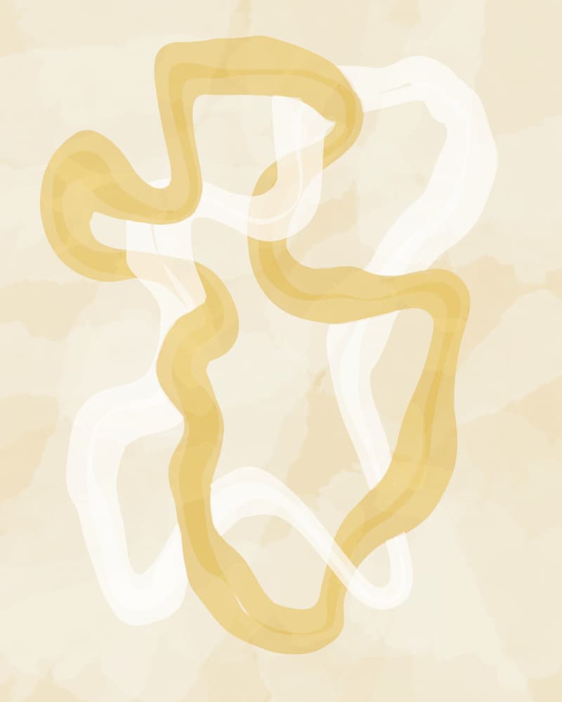 Fluid Organic Curves by Sannel Larson — canvas wall art