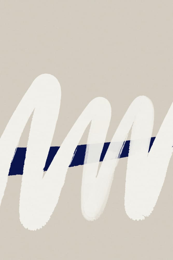 Zigzag Elegance by Treechild — canvas wall art