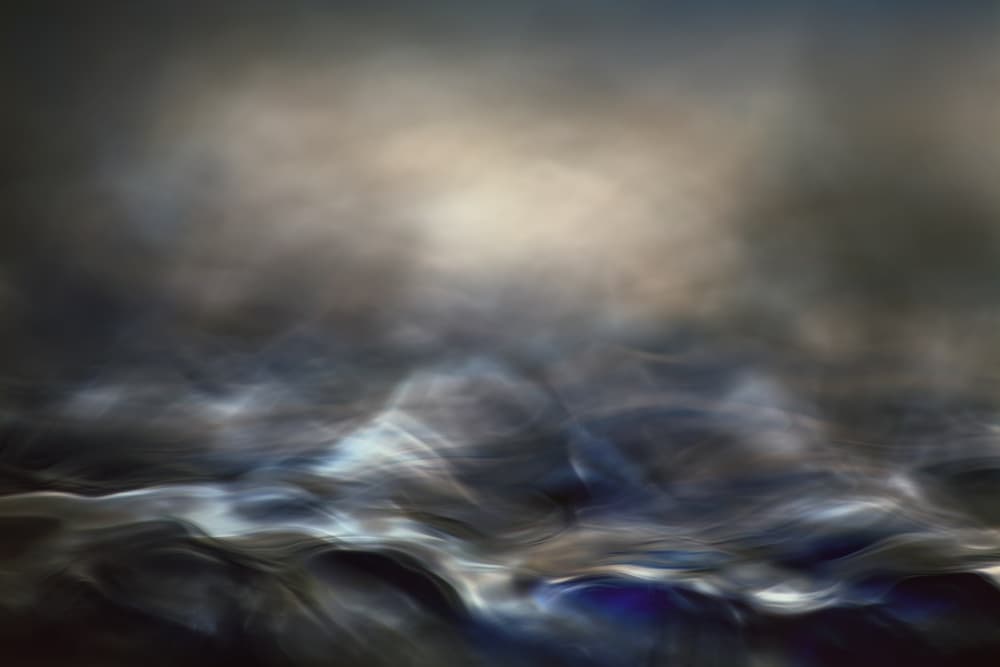 Light Through Dark Waves by Willy Marthinussen — canvas wall art