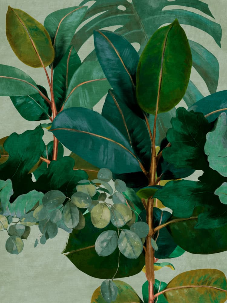 Leaves More 9 Kopie by Ana Rut Bre — canvas wall art