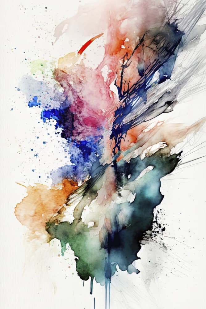 Dynamic Color Burst by Mauro — canvas wall art