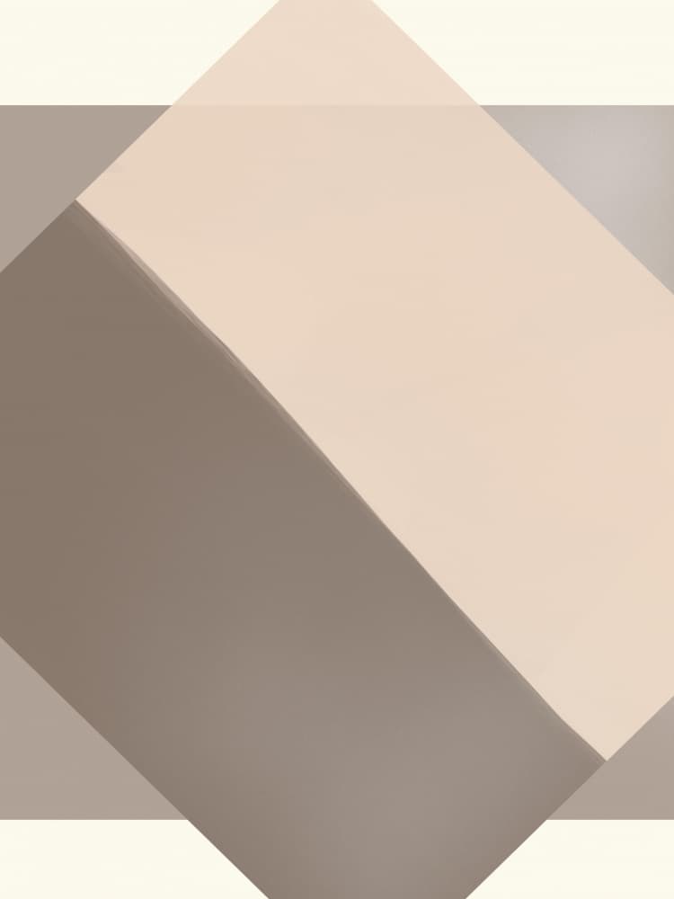 Layered Neutral Geometry by Little Dean — canvas wall art