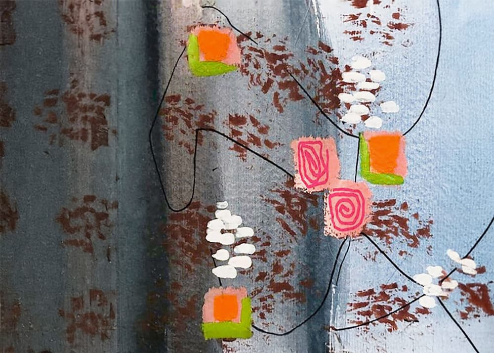 Colorful Organic Forms by Lori Ann Folz — canvas wall art