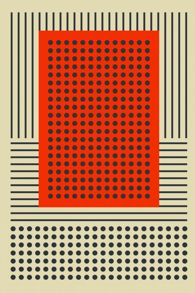 Modern Geometric Dot Pattern by jay stanley — canvas wall art