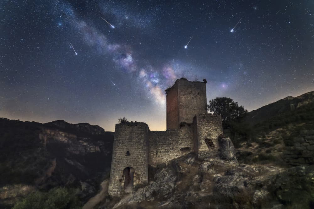 Shooting Stars Castle by Juan Luis Seco — canvas wall art