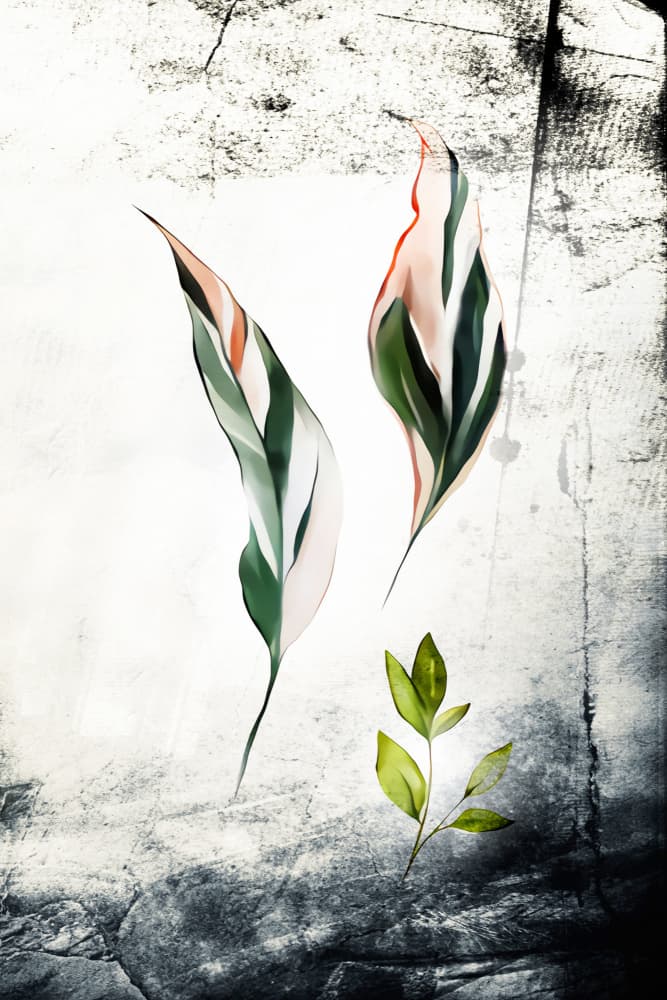 Serene Botanical Textures by Rafal Kulik — canvas wall art