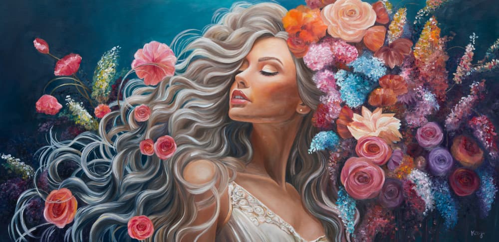 Ethereal Floral Beauty by Kay Shanley — canvas wall art