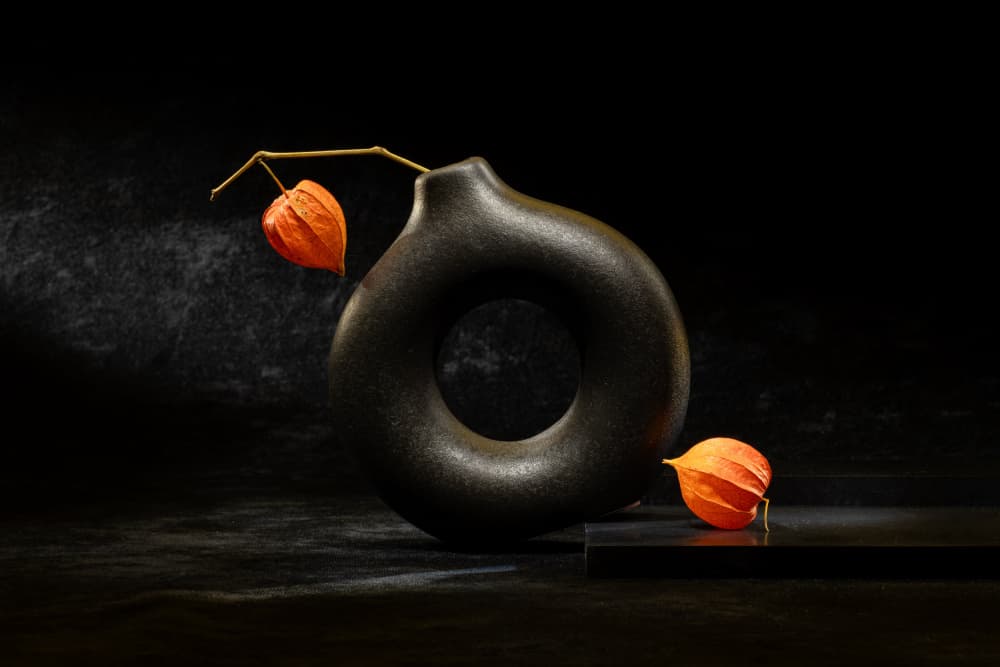Elegant Dark Still Life by Igor Kopcev — canvas wall art