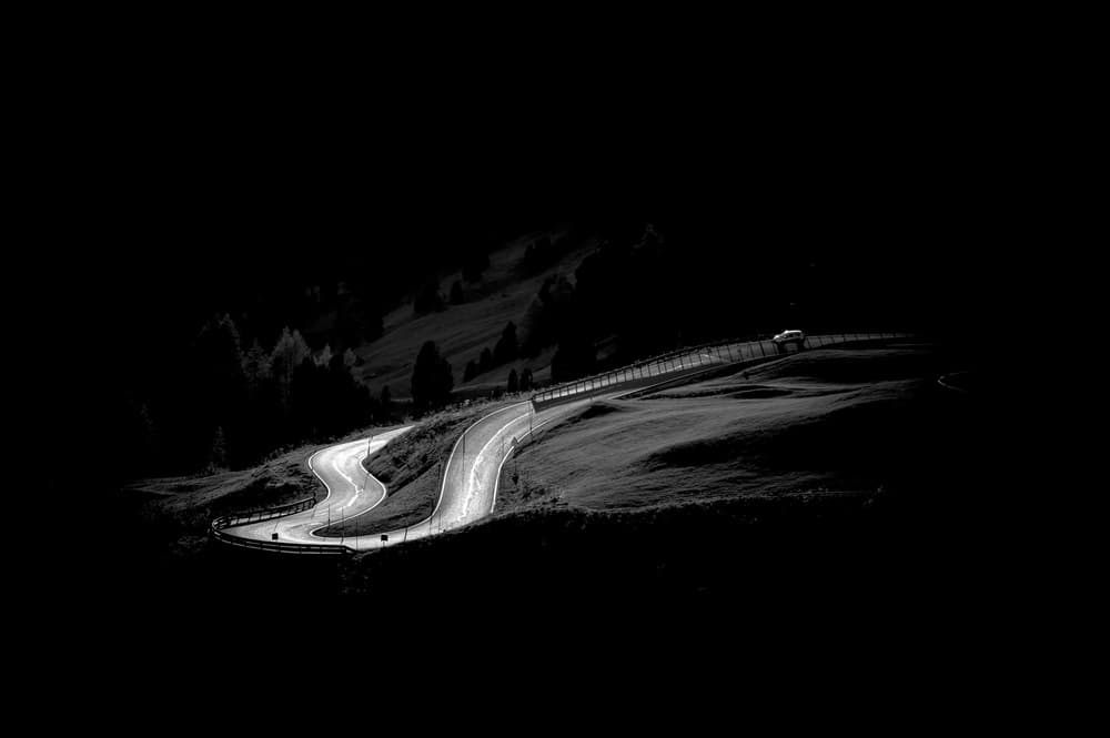 Winding Mountain Road by Alessandro Traverso — canvas wall art