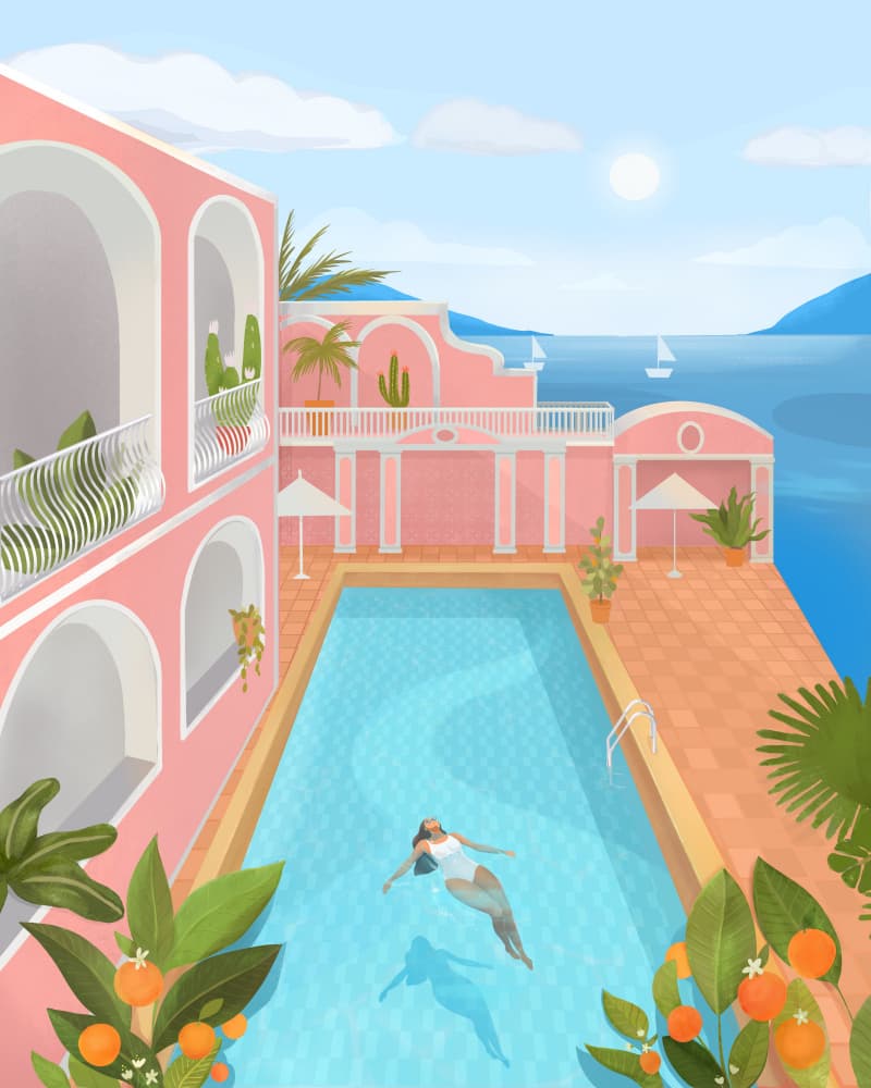 Summer Zen by Petra Lizde — canvas wall art
