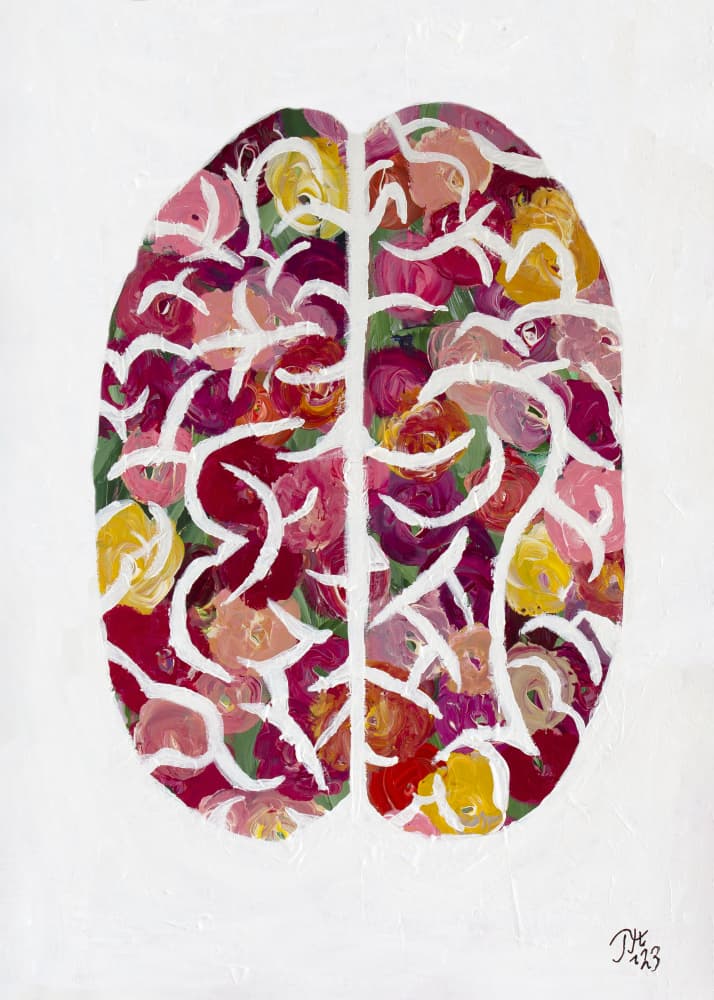 Blooming Mind by Tove Höglund — canvas wall art