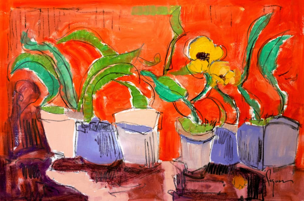 Vibrant Plant Harmony by Dorothy Fagan — canvas wall art