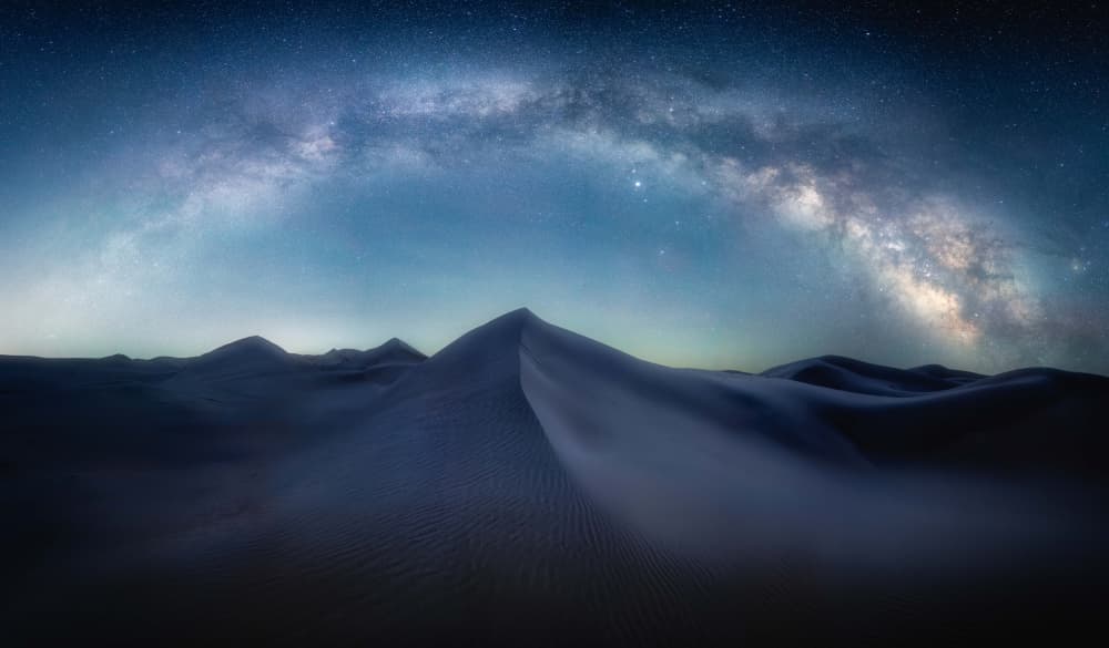 Milky Way Desert Night by Yuan Cui — canvas wall art
