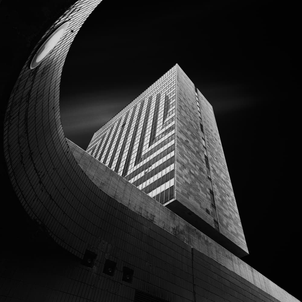 Soaring Urban Geometry by Karol Važan — canvas wall art