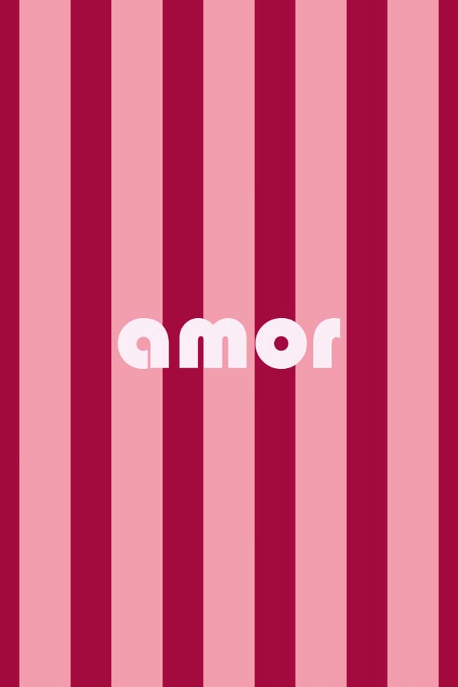 Sweet Pink Amor by Karen Menzenbach — canvas wall art